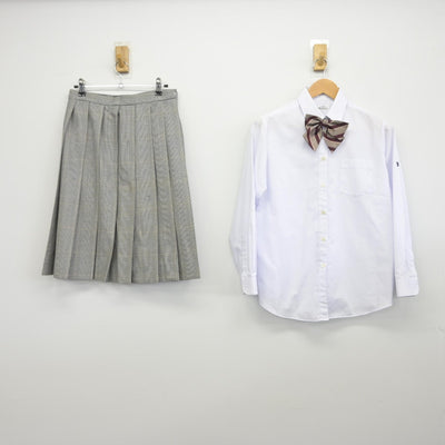 【中古】鹿児島県 鹿児島城西高等学校 女子制服 4点（ブレザー・シャツ・スカート）sf034279