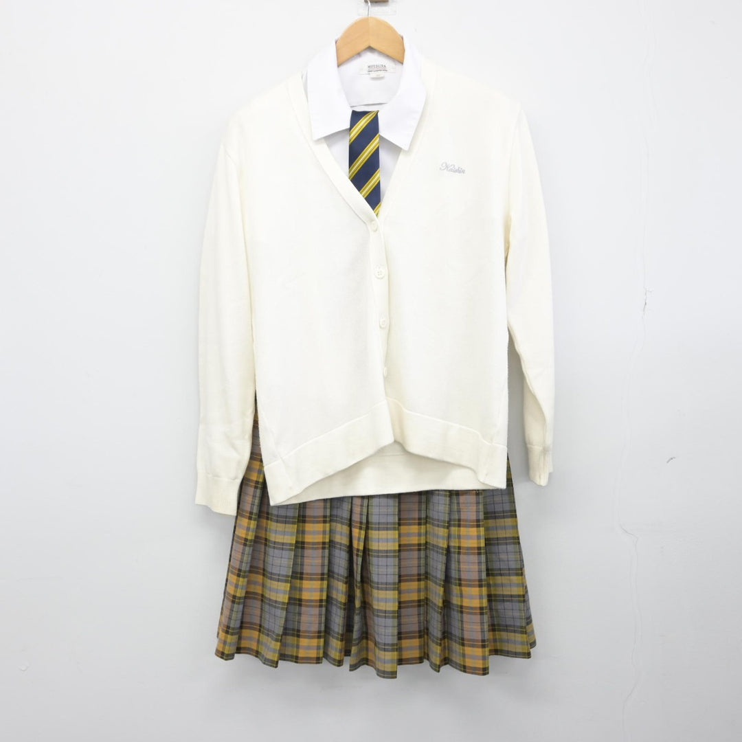 【中古】熊本県 開新高等学校 女子制服 4点（ニット・シャツ・スカート）sf034288 | 中古制服通販パレイド