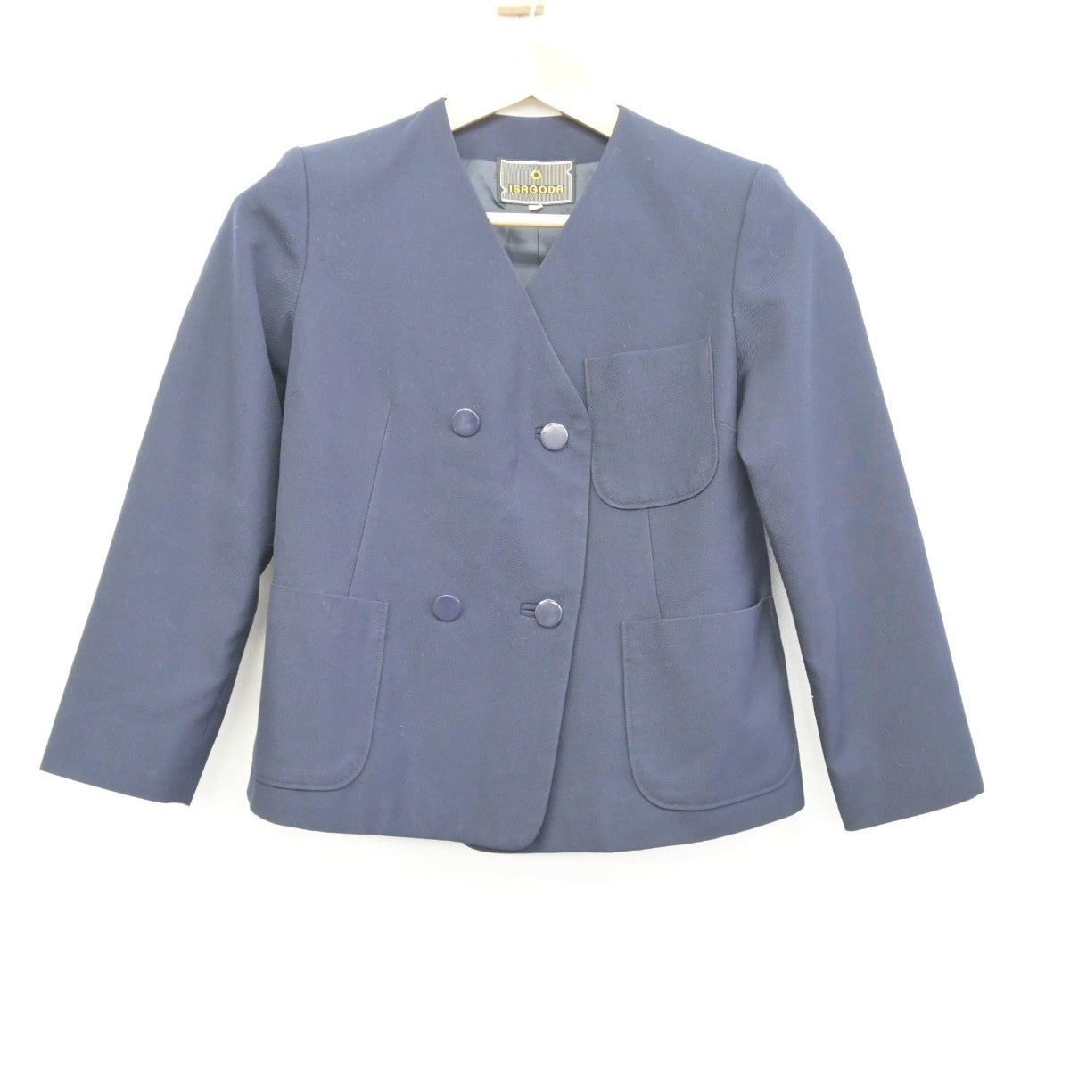 【中古】岩手県 盛岡市立大宮中学校 女子制服 2点（ブレザー・ベスト）sf034310