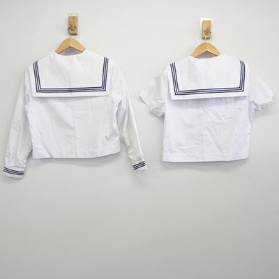 【中古】岩手県 仙北中学校 女子制服 3点（セーラー服・セーラー服）sf034315