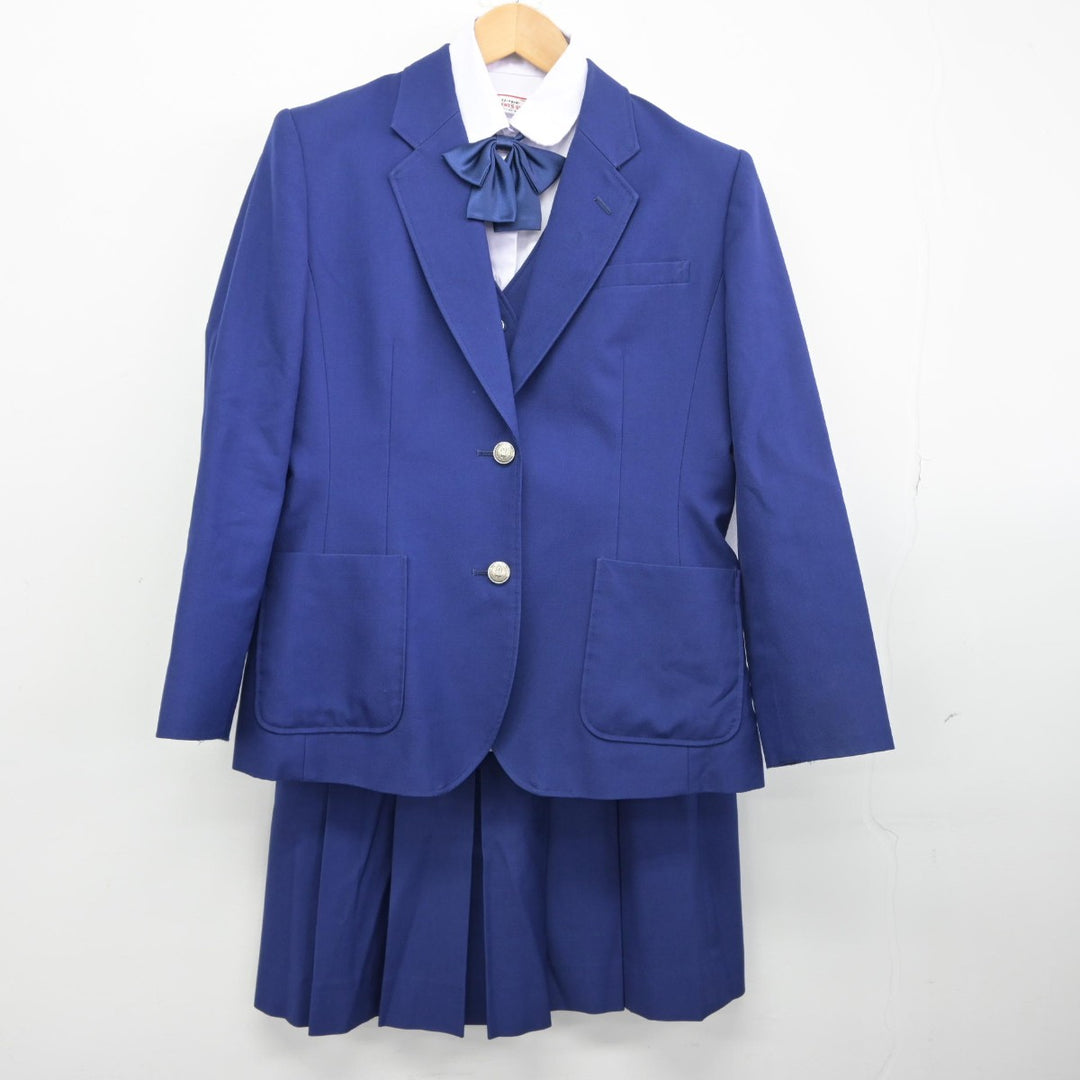 【中古】岩手県 不来方高等学校 女子制服 6点（ブレザー・ベスト・シャツ・スカート）sf034318 | 中古制服通販パレイド