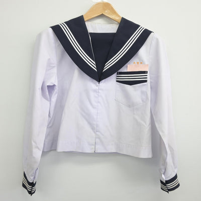 【中古】宮崎県 宮崎市立大宮中学校 女子制服 2点（セーラー服・セーラー服）sf034321