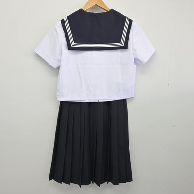 【中古】愛知県 形原中学校 女子制服 2点（セーラー服・スカート）sf034329