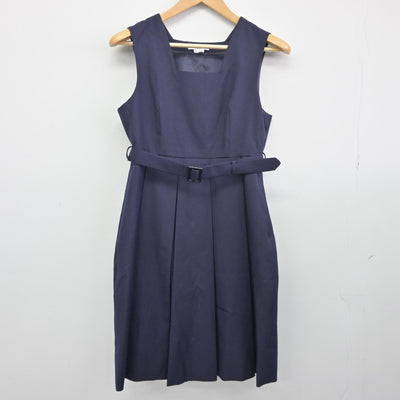 【中古】長崎県 長崎純心高等学校 女子制服 3点（ブレザー・ジャンパースカート・シャツ）sf034339