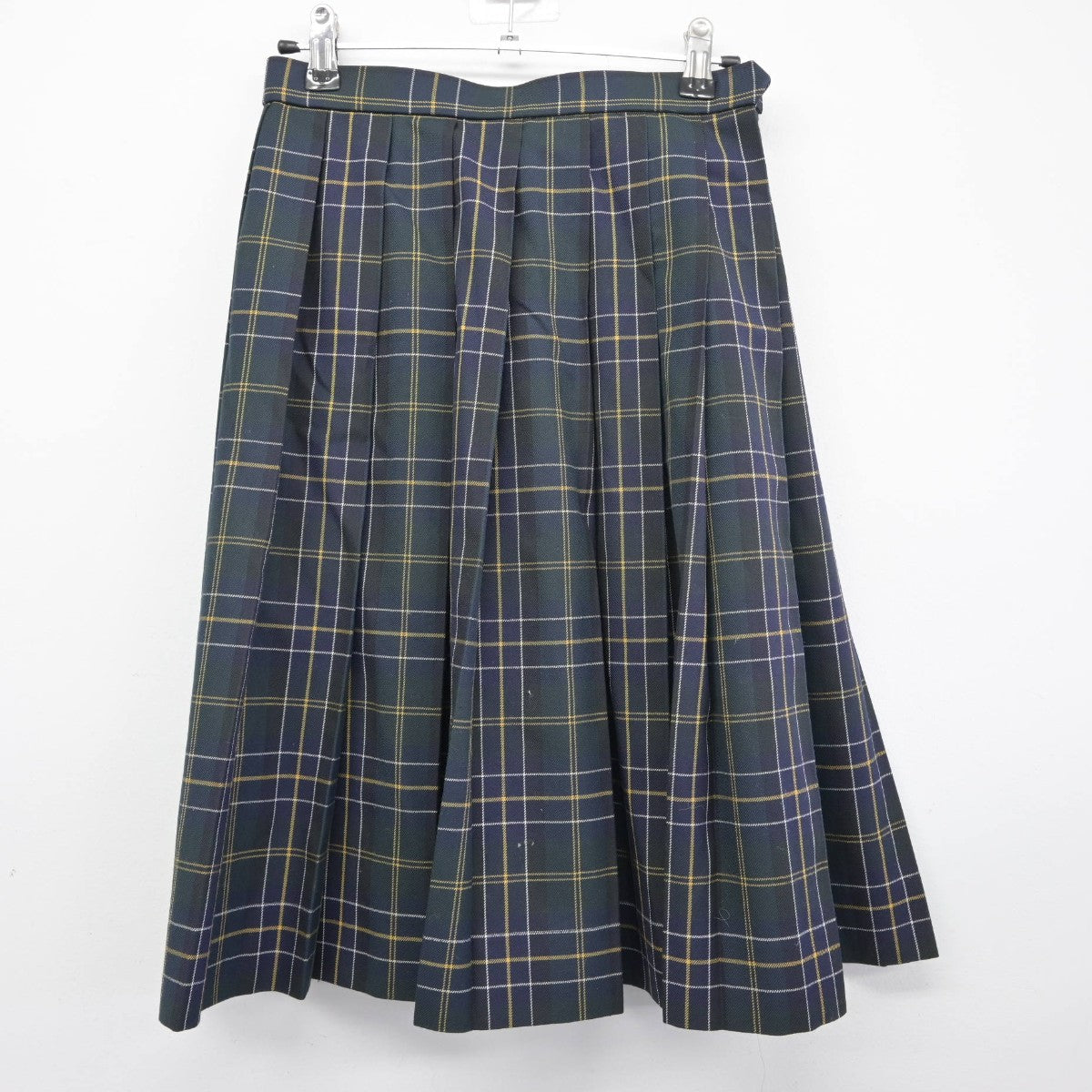 【中古】長崎県 緑ヶ丘中学校 女子制服 2点（シャツ・スカート）sf034343