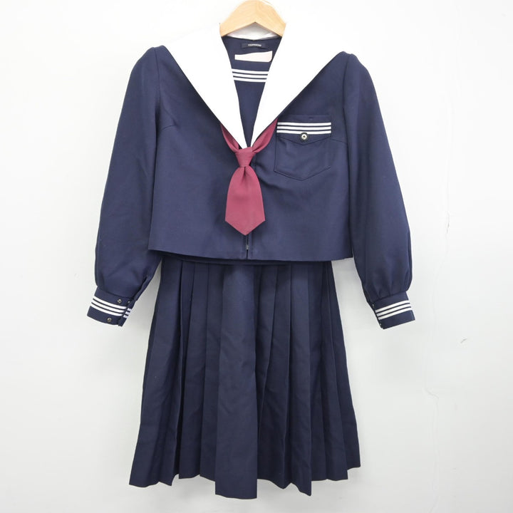 【中古】大阪府 天王寺中学校 女子制服 3点（セーラー服・スカート）sf034344 | 中古制服通販パレイド