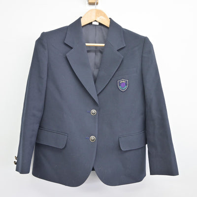 【中古】神奈川県 大庭中学校 女子制服 3点（ブレザー・スカート）sf034349