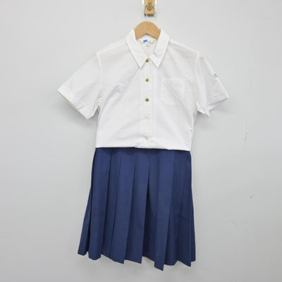 【中古】大阪府 関西大倉高等学校 女子制服 2点（シャツ・スカート）sf034375