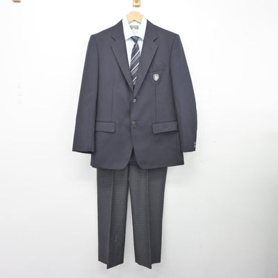 【中古】千葉県 ちはら台西中学校 女子制服 4点（ブレザー・シャツ・ズボン）sf034382