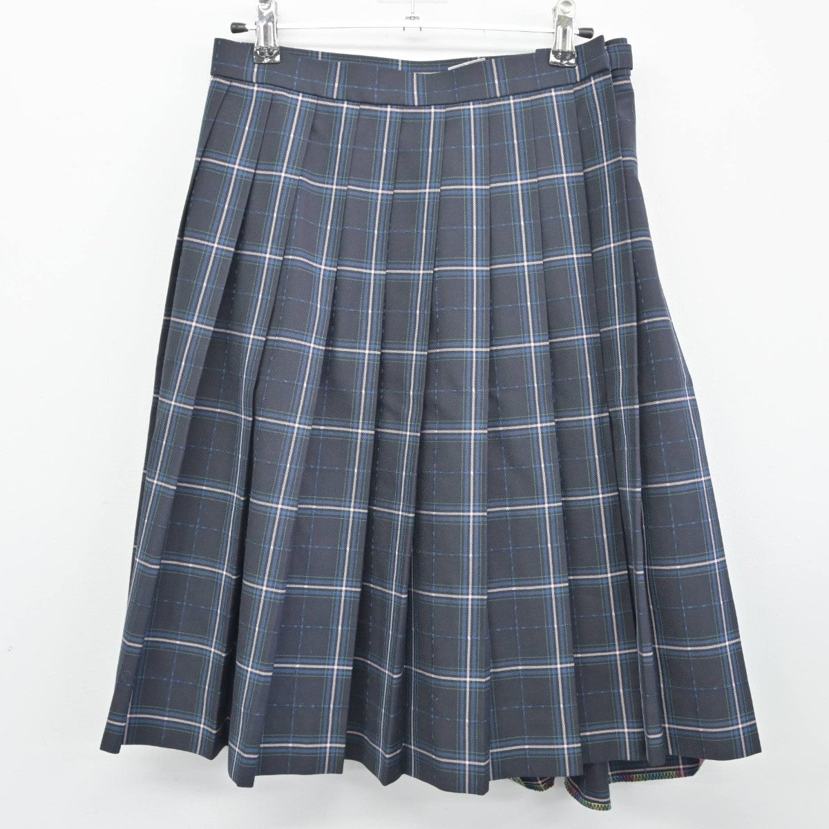 【中古】愛知県 啓成高等学校 女子制服 5点（ブレザー・ニット・シャツ・スカート）sf034395