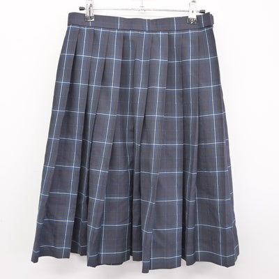 【中古】愛知県 啓成高等学校 女子制服 4点（ニットベスト・シャツ・スカート）sf034397