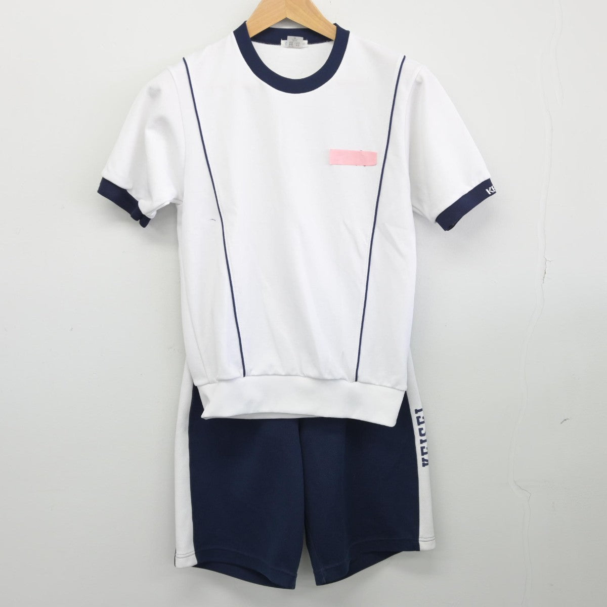 【中古】愛知県 啓成高等学校 女子制服 2点（体操服 上・体操服 下）sf034399