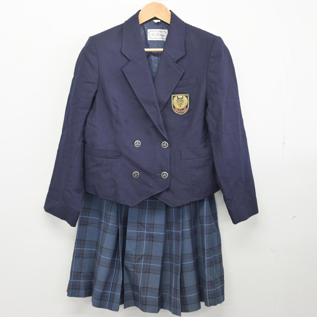 【中古】栃木県 黒磯南高等学校 女子制服 3点（ブレザー・スカート 