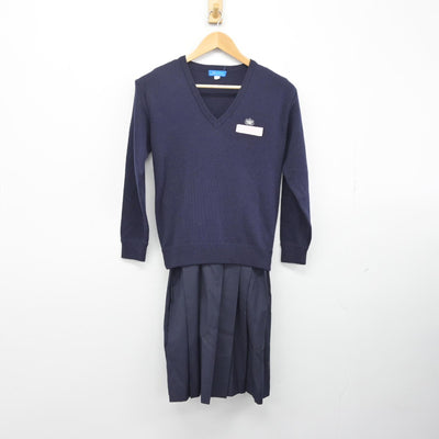 【中古】山梨県 山梨大学教育学部附属中学校 女子制服 2点（スカート・スカート）sf034413