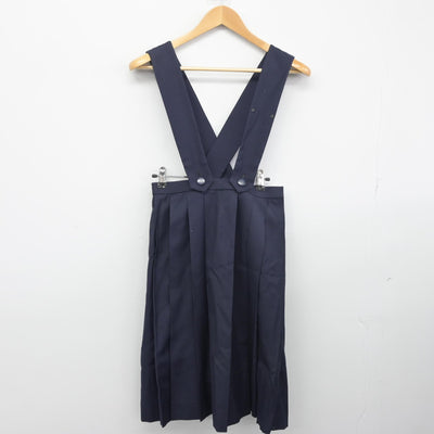 【中古】山梨県 山梨大学教育学部附属中学校 女子制服 2点（スカート・スカート）sf034413