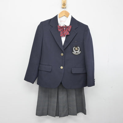 【中古】高知県 中村高等学校 女子制服 4点（ブレザー・シャツ・スカート）sf034417