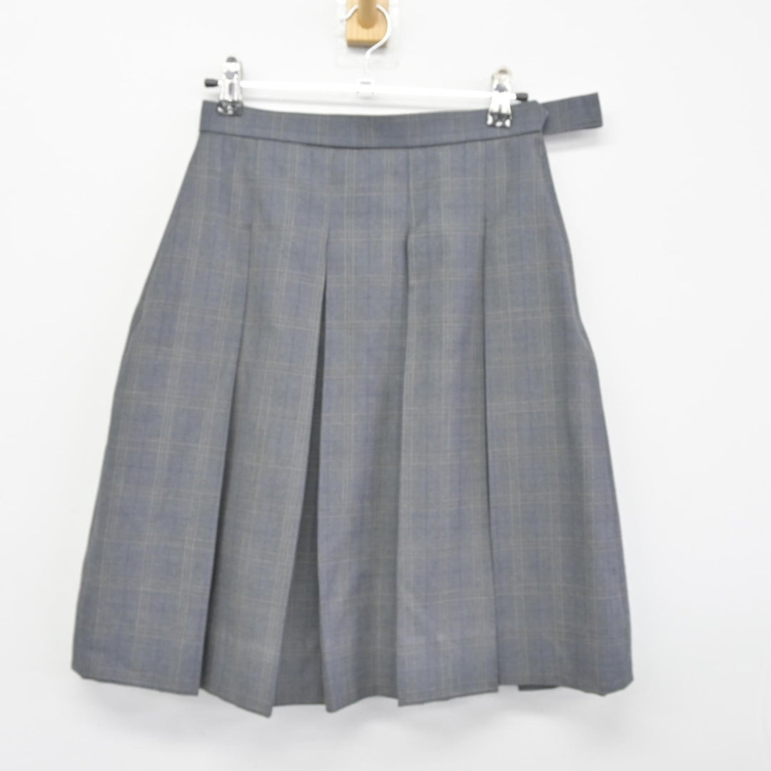 中古】高知県 中村高等学校 女子制服 4点（ブレザー・ニット