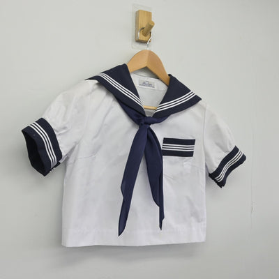 【中古】高知県 中村高等学校 女子制服 2点（セーラー服）sf034423