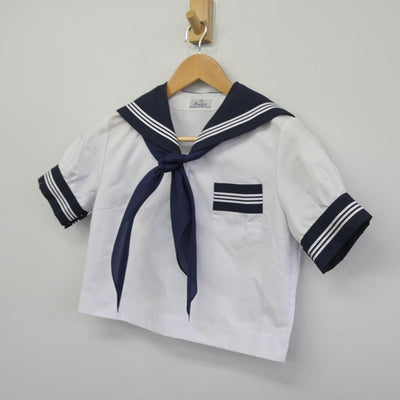 【中古】高知県 中村高等学校 女子制服 2点（セーラー服）sf034423