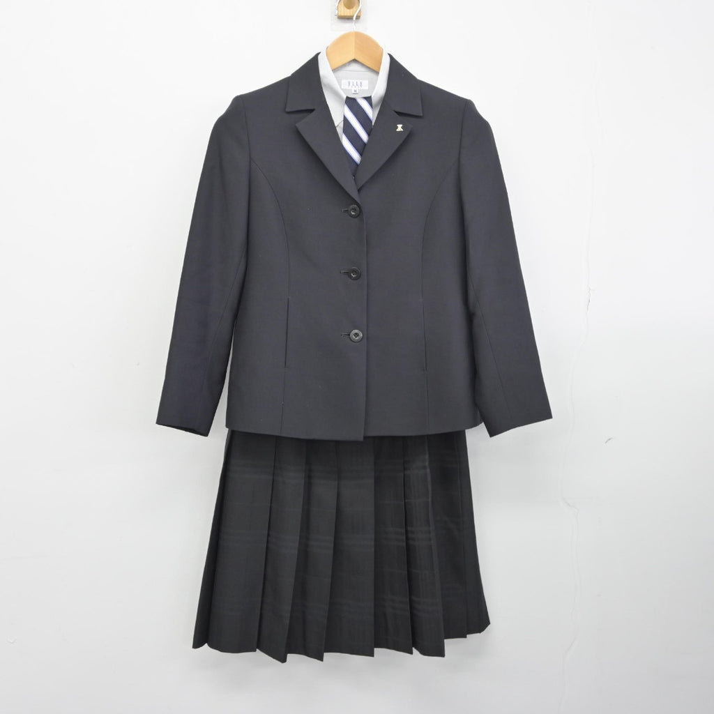 【中古】広島県 五日市高等学校 女子制服 5点（ブレザー・シャツ・スカート）sf034432