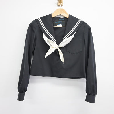 【中古】岐阜県 上石津中学校 女子制服 4点（セーラー服・スカート・スカート）sf034459