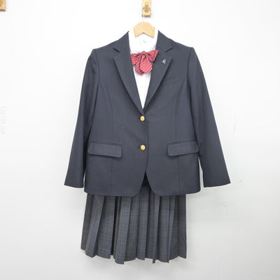 【中古】埼玉県 川口市立東中学校 女子制服 5点（ブレザー・ニット・シャツ・スカート）sf034460