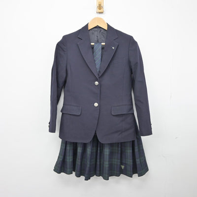 【中古】埼玉県 草加東高等学校 女子制服 4点（ブレザー・ニット・スカート）sf034462