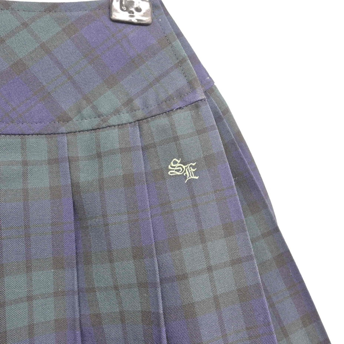 【中古】埼玉県 草加東高等学校 女子制服 2点（ニットベスト・スカート）sf034463