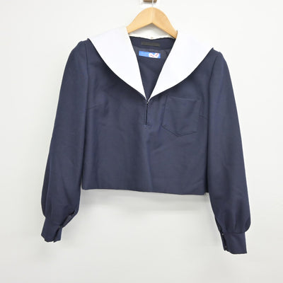 【中古】岐阜県 穂積中学校 女子制服 3点（セーラー服・スカート・スカート）sf034466