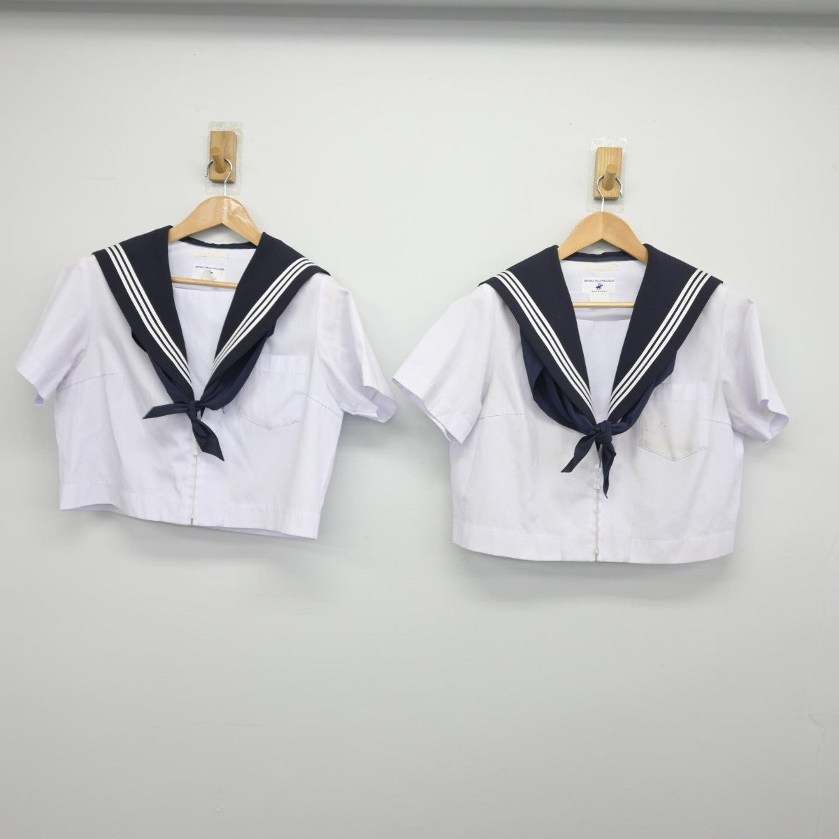 【中古】愛知県 内海中学校 女子制服 5点（セーラー服・セーラー服・スカート）sf034473