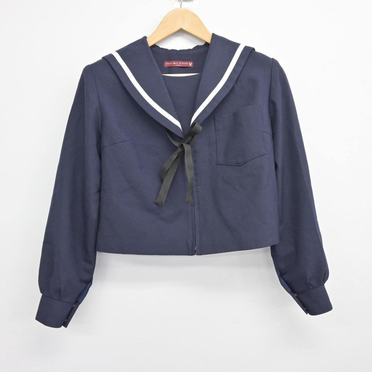 【中古】愛知県 名古屋市立楠中学校 女子制服 3点（セーラー服・スカート）sf034491