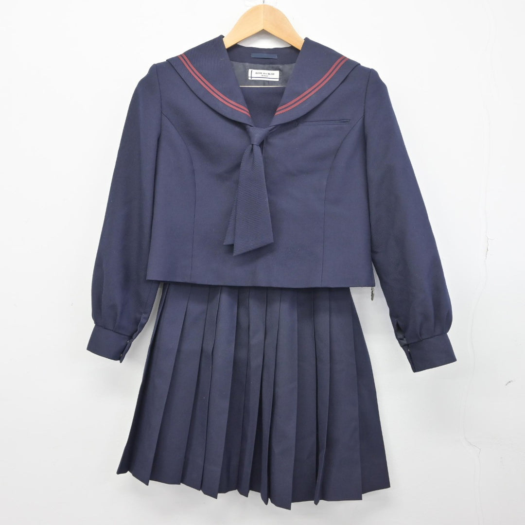 中古】北海道 札幌市立白石中学校 女子制服 4点（セーラー服・ベスト・スカート）sf034501 | 中古制服通販パレイド