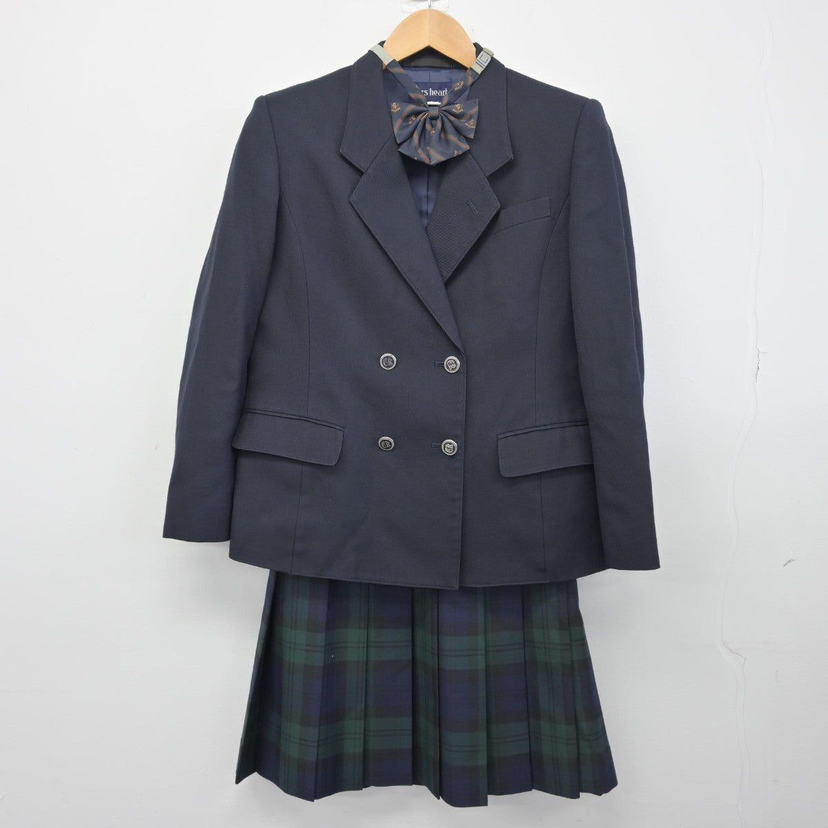 【中古】千葉県 千葉敬愛高等学校 女子制服 3点（ブレザー・スカート）sf034511