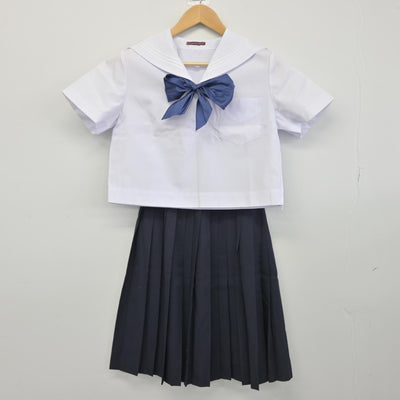 【中古】徳島県 池田高等学校 女子制服 3点（シャツ・スカート）sf034512