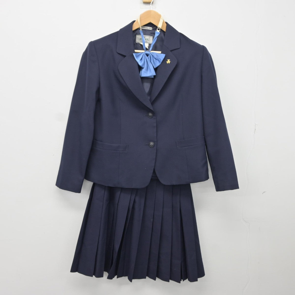 【中古】岐阜県 大垣西高等学校 女子制服 3点（ブレザー・スカート）sf034538