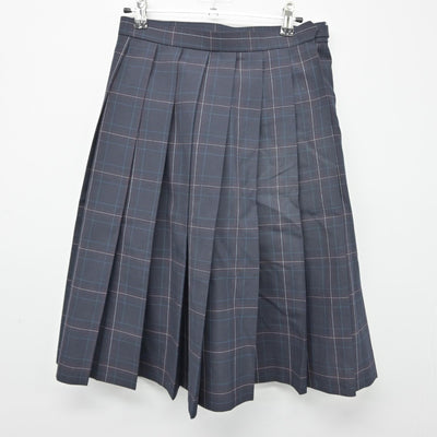 【中古】神奈川県 中原中学校 女子制服 3点（ニットベスト・シャツ・スカート）sf034542