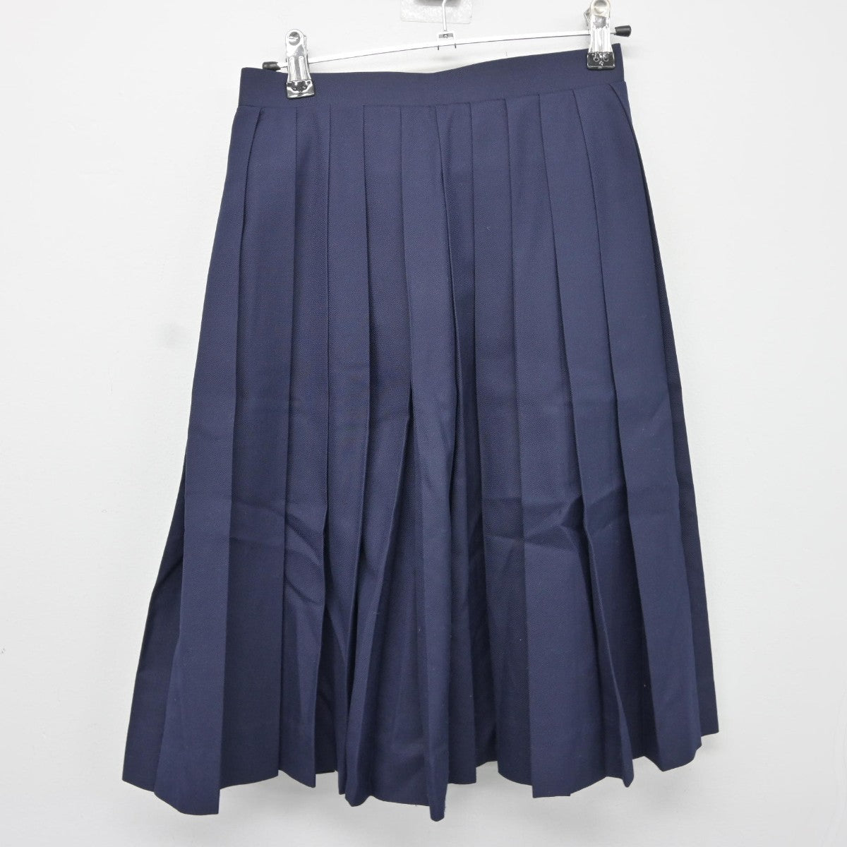 【中古】埼玉県 草加中学校 女子制服 4点（ブレザー・ベスト・シャツ・スカート）sf034550