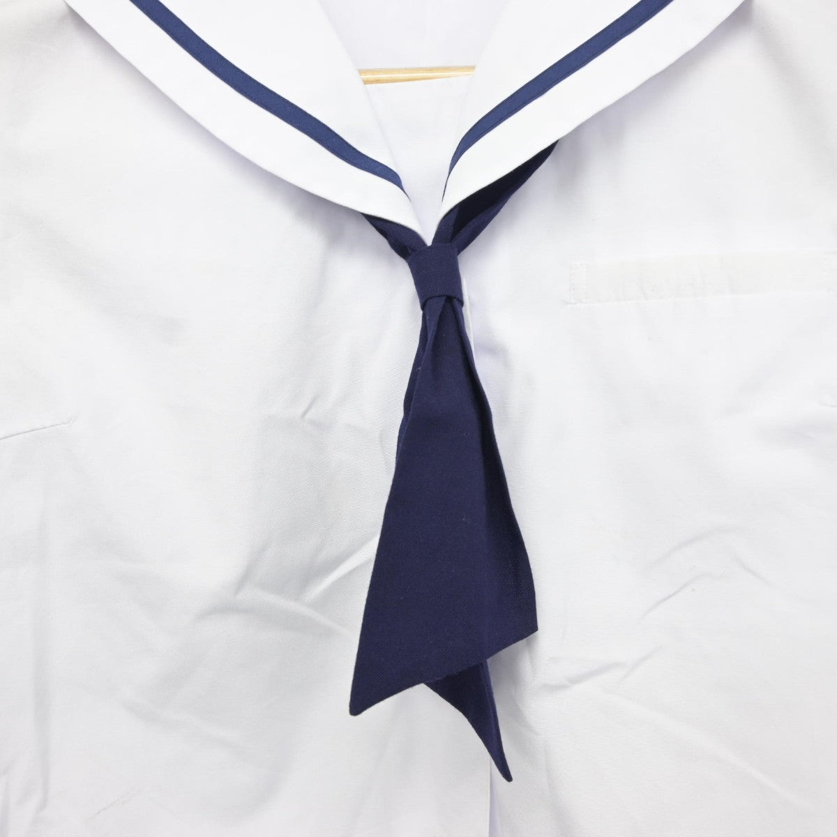 【中古】埼玉県 草加中学校 女子制服 2点（セーラー服）sf034553