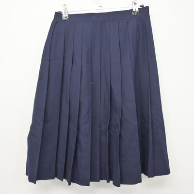 【中古】青森県 市川中学校 女子制服 4点（セーラー服・スカート）sf034571