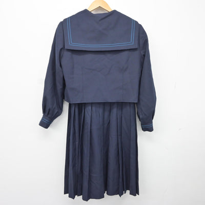 【中古】埼玉県 光陽中学校 女子制服 3点（セーラー服・ジャンパースカート）sf034572