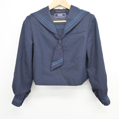 【中古】埼玉県 光陽中学校 女子制服 3点（セーラー服・ジャンパースカート）sf034572