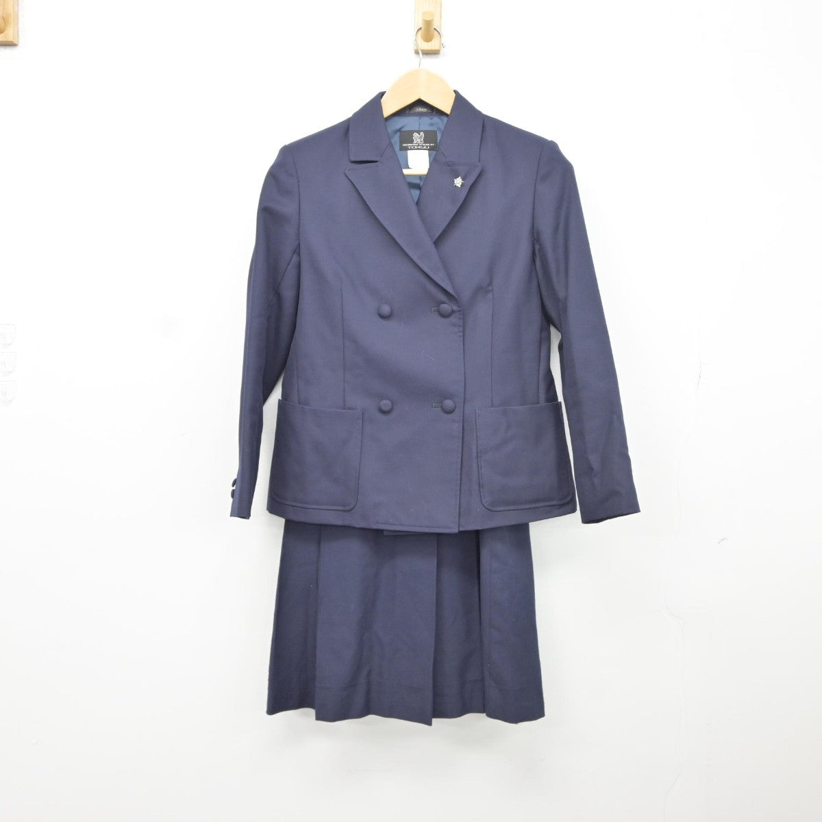 【中古】東京都 青山高等学校 女子制服 3点（ブレザー・スカート）sf034578