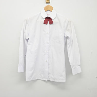 【中古】宮崎県 宮崎北高等学校 女子制服 4点（ニット・シャツ・スカート）sf034580