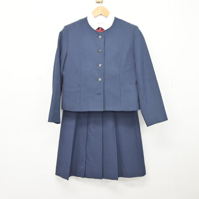 【中古】宮崎県 宮崎北高等学校 女子制服 5点（ブレザー・ベスト・シャツ・スカート）sf034583