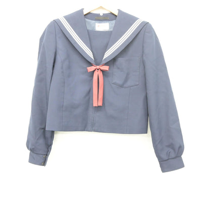 【中古】愛知県 弥富北中学校 女子制服 3点（セーラー服・スカート）sf034585