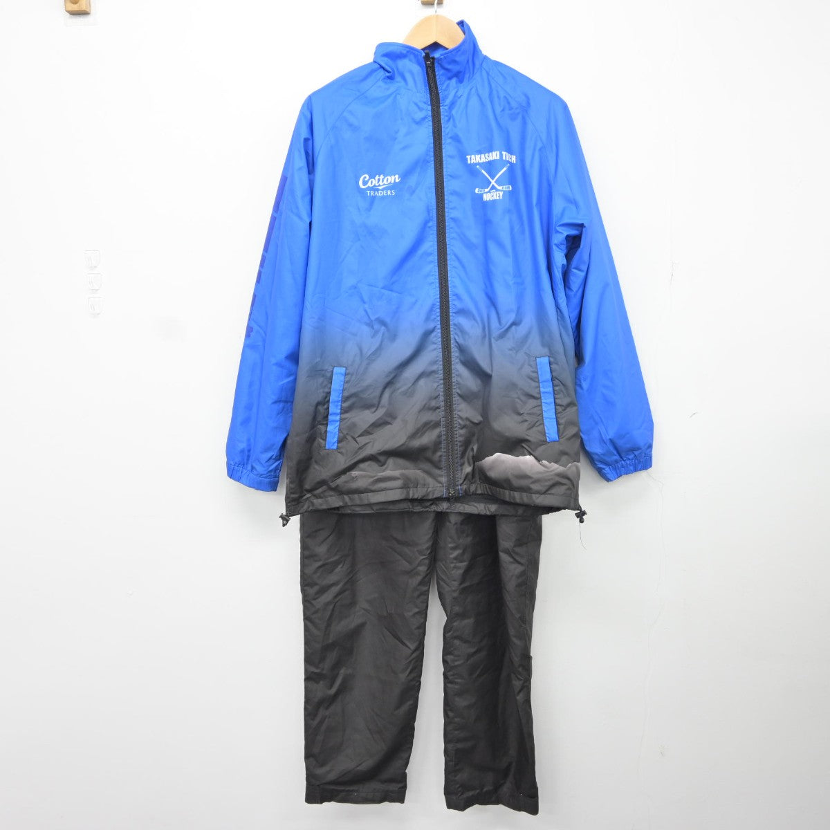 【中古】群馬県 高崎工業高等学校/アイスホッケー部 男子制服 2点（部活ユニフォーム 上・部活ユニフォーム 下）sf034595