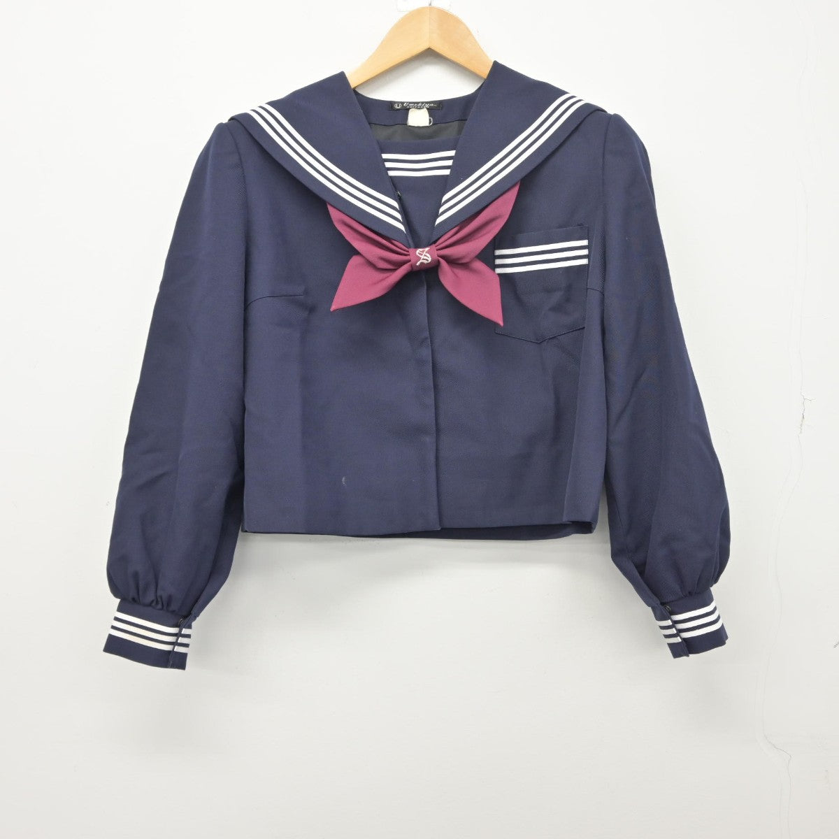 中古】静岡県 掛川市立桜が丘中学校 女子制服 3点（セーラー服・スカート）sf034596 | 中古制服通販パレイド