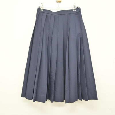 【中古】宮崎県 国富町立本庄中学校 女子制服 3点（セーラー服・シャツ・スカート）sf034598