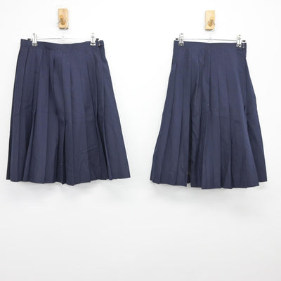 【中古】埼玉県 蓮田南中学校 女子制服 2点（スカート・スカート）sf034616