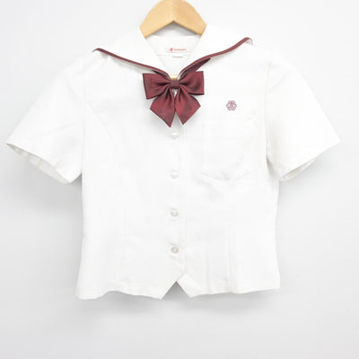 【中古】愛媛県 松山北高等学校 女子制服 3点（セーラー服・スカート）sf034639